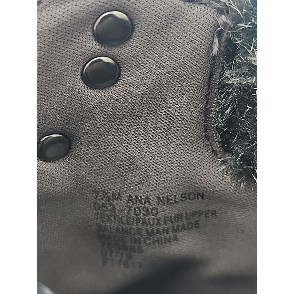 ANA A New Approach Boots Womens 9.5 M Nelson Shearling Winter Ankle Boot Grey - Picture 13 of 14